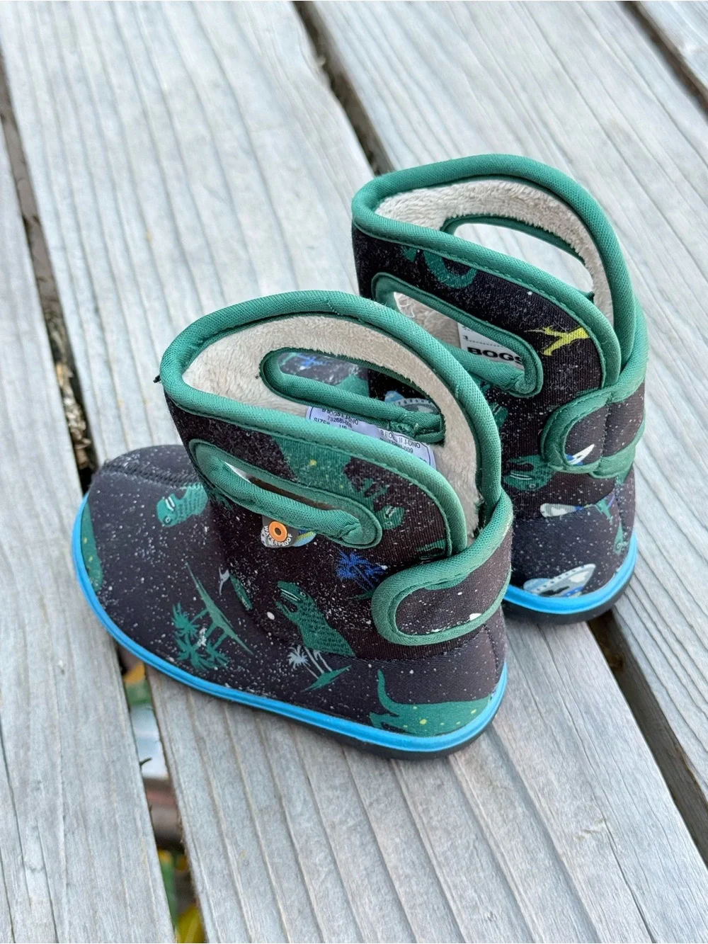 Baby Bogs in Space Dino print